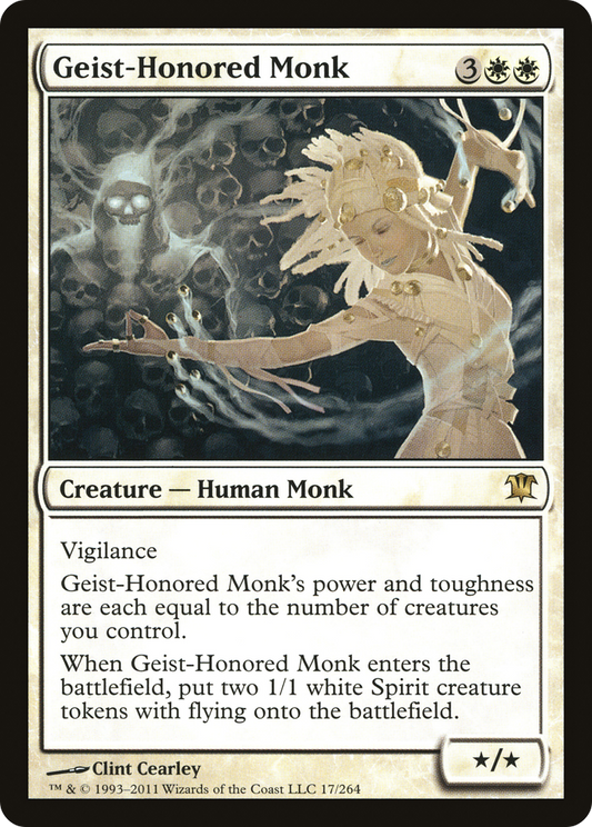 Geist-Honored Monk (ISD-017) (Foil)