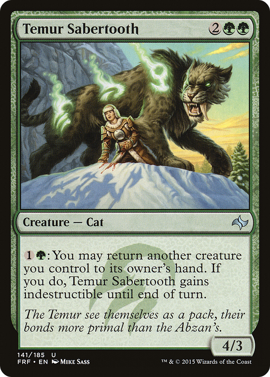 Temur Sabertooth (FRF-141) (Foil)