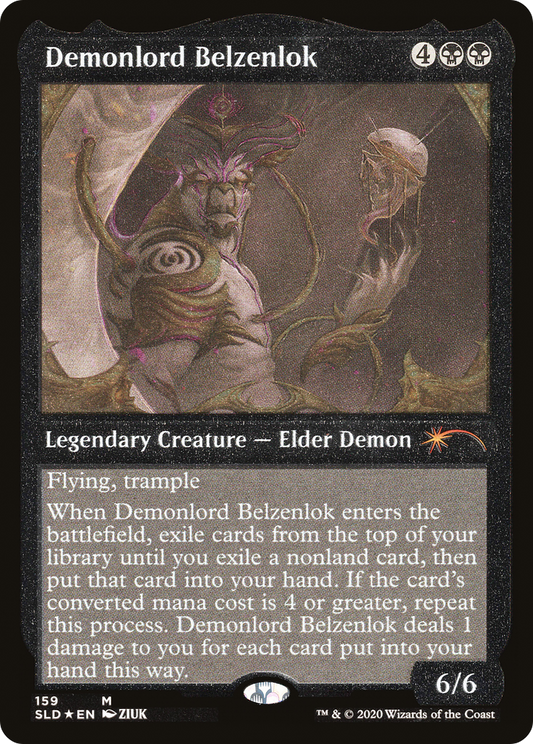 Demonlord Belzenlok (SLD-159★) (Etched Foil)