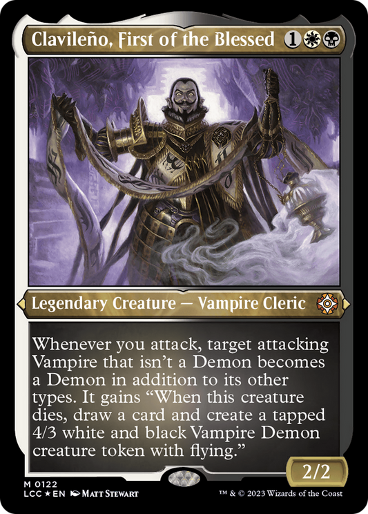 Clavileño, First of the Blessed (LCC-122) (Display Commander) (Foil)