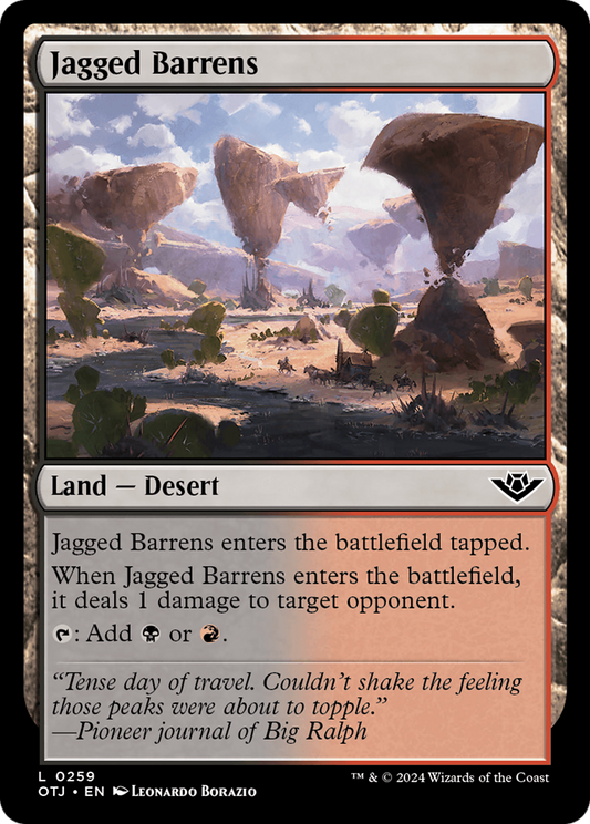 Jagged Barrens (OTJ-259) (Foil)