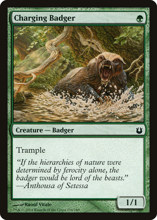 Charging Badger (BNG-118) (Foil)