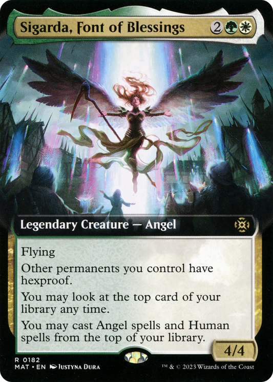 Sigarda, Font of Blessings (MAT-182) (Extended Art)