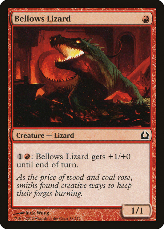 Bellows Lizard (RTR-088) (Foil)