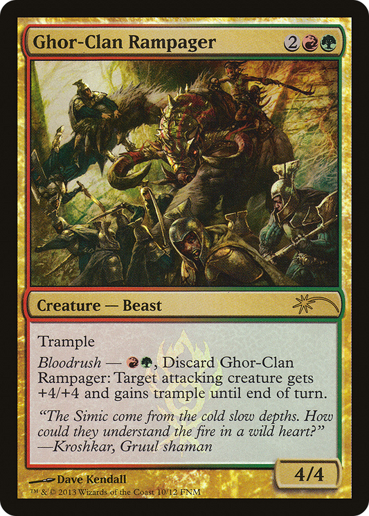 Ghor-Clan Rampager (FNM-010) (Foil)