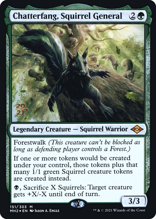 Chatterfang, Squirrel General (PRE-151S) (Foil)