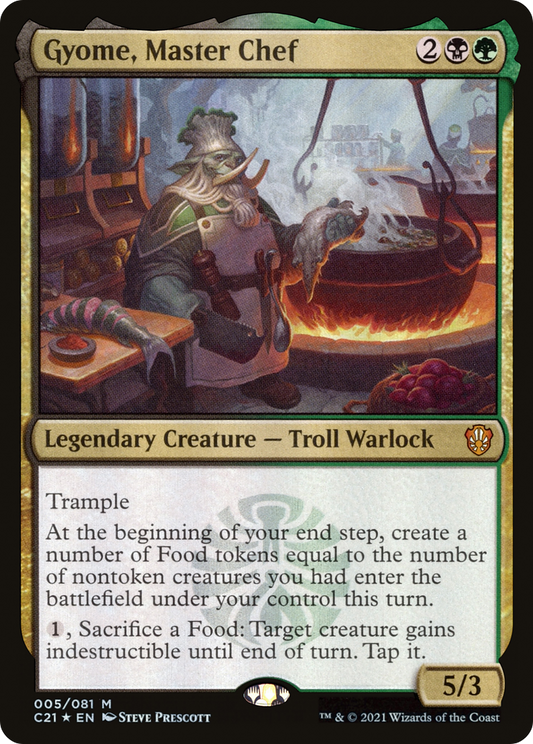 Gyome, Master Chef (C21-005) (Foil)