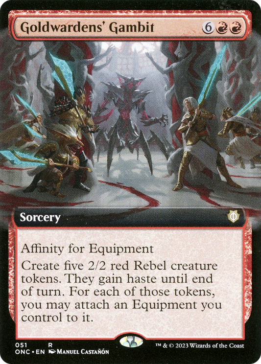 Goldwardens' Gambit (ONC-051) (Extended Art)