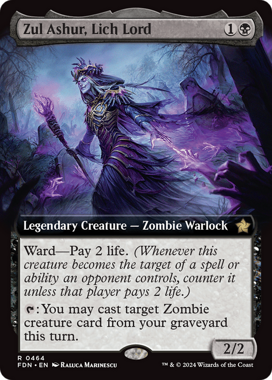 Zul Ashur, Lich Lord (FDN-464) (Extended Art)