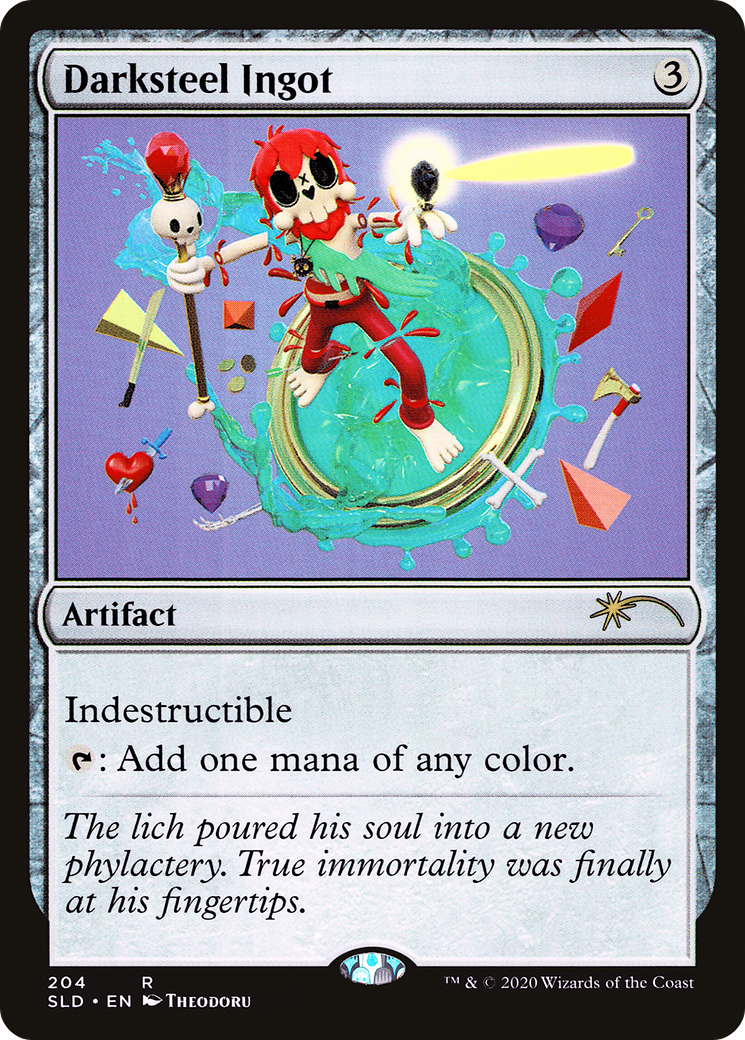 Darksteel Ingot (SLD-204) (Foil)