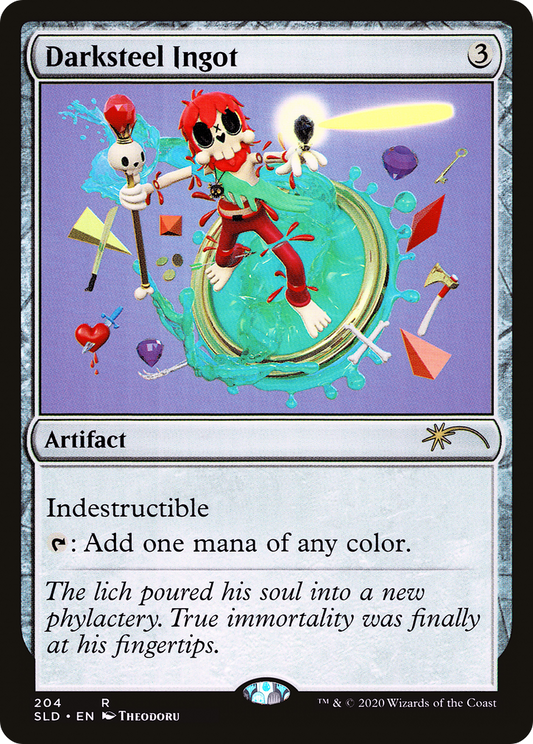 Darksteel Ingot (SLD-204) (Foil)