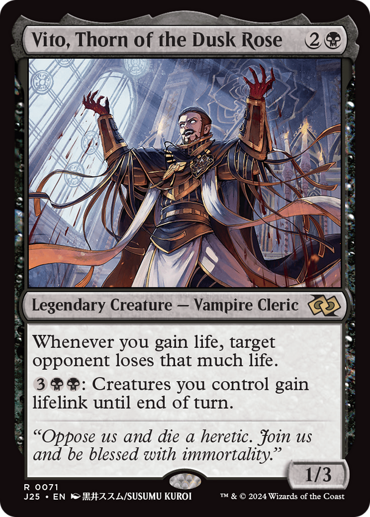 Vito, Thorn of the Dusk Rose (J25-071)