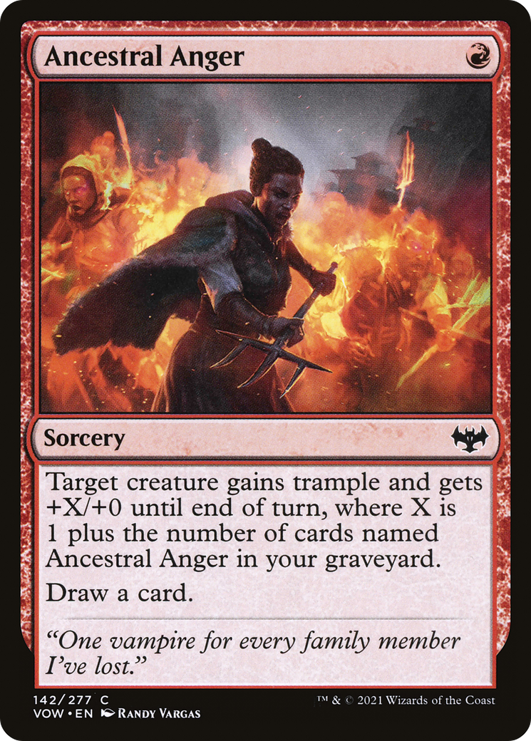 Ancestral Anger (VOW-142) (Foil)