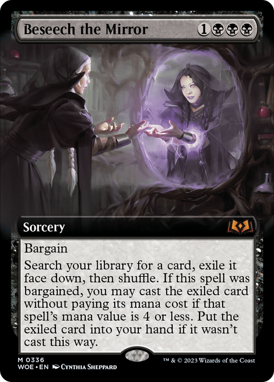 Beseech the Mirror (WOE-336) (Extended Art) (Foil)
