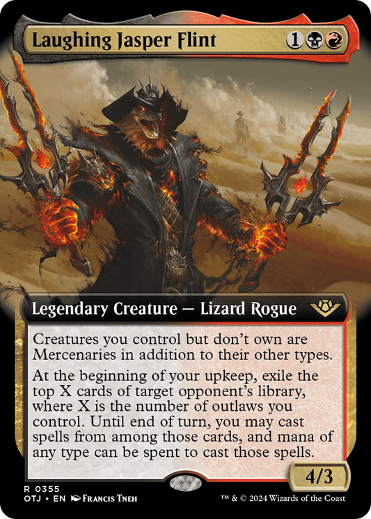 Laughing Jasper Flint (OTJ-355) (Extended Art) (Foil)