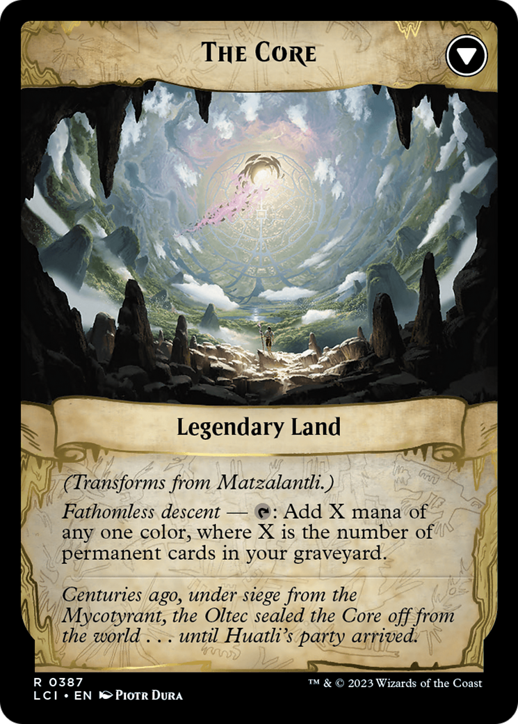 Matzalantli, the Great Door // The Core (LCI-387) (Extended Art) (Foil)