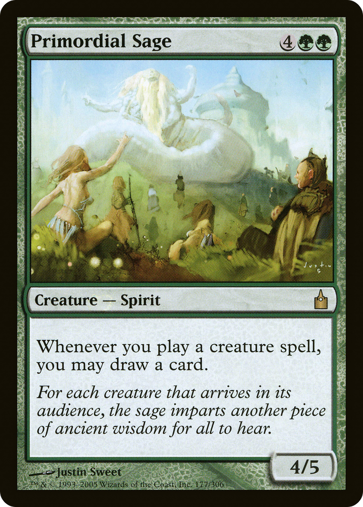 Primordial Sage (RAV-177) (Foil)