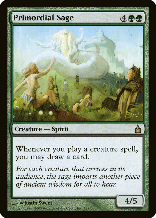 Primordial Sage (RAV-177) (Foil)