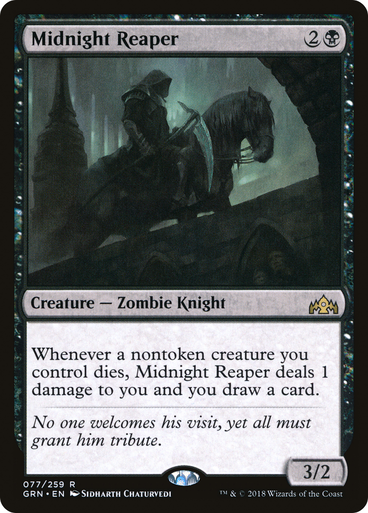 Midnight Reaper (GRN-077) (Foil)