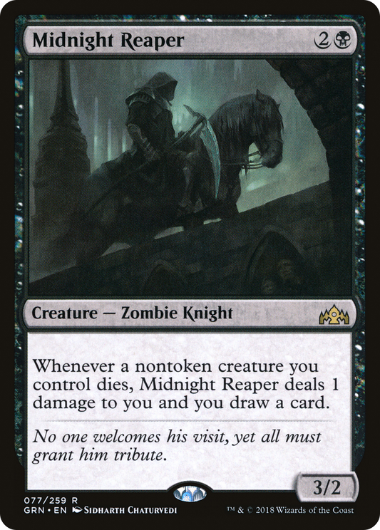 Midnight Reaper (GRN-077) (Foil)