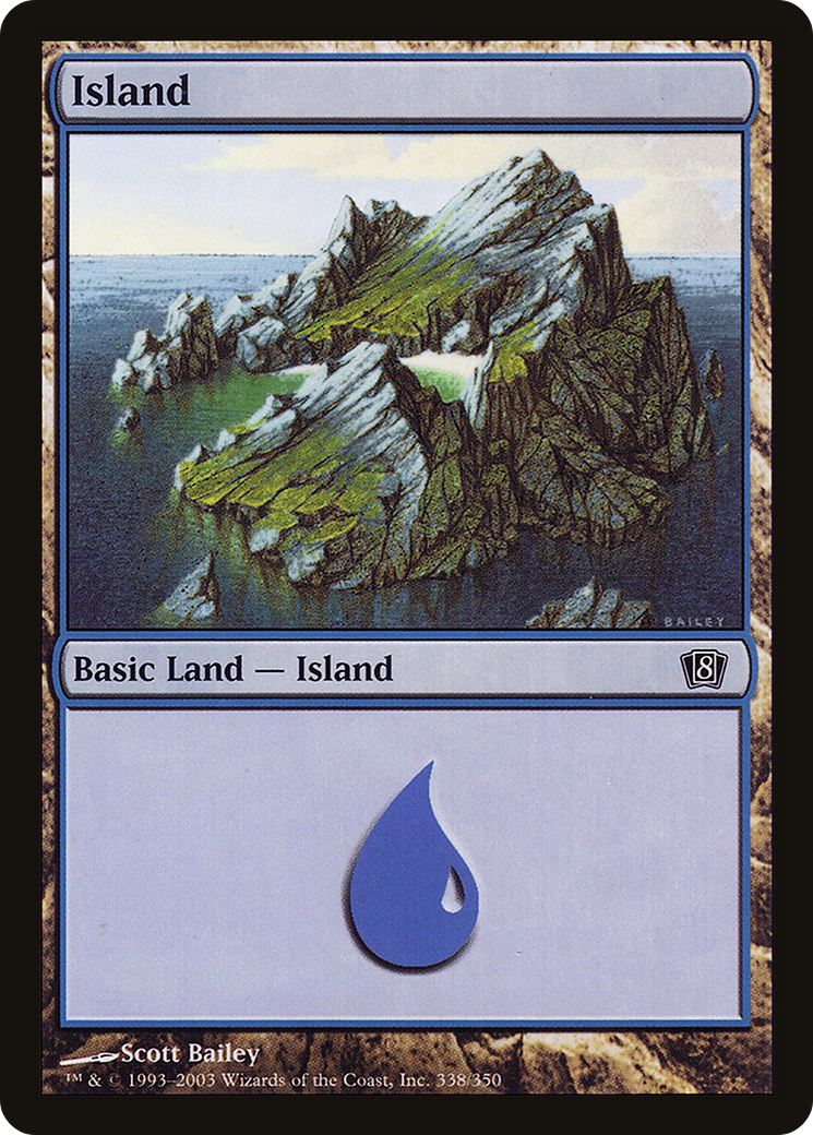 Island (8ED-338★) (Foil)