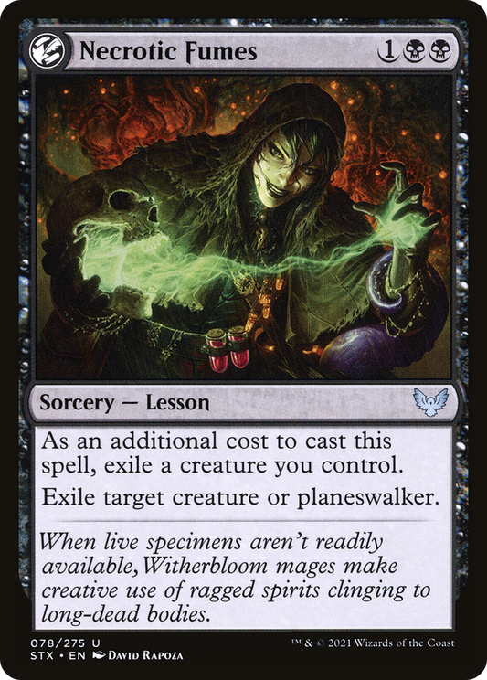 Necrotic Fumes (STX-078) (Foil)