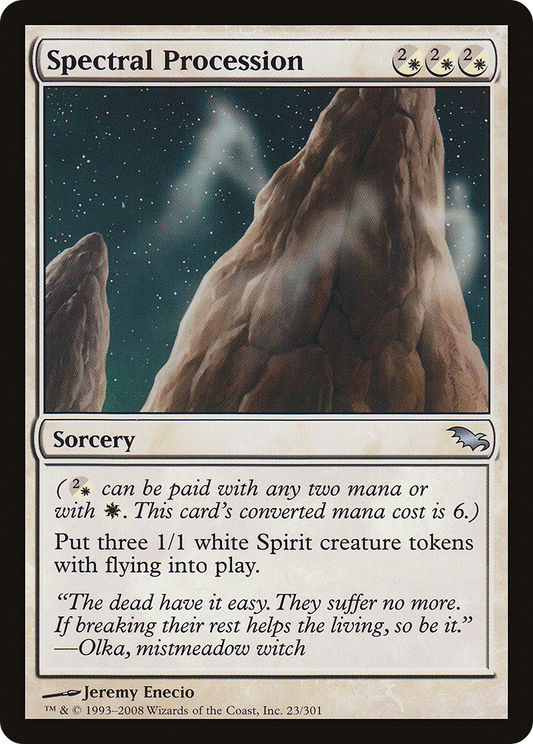 Spectral Procession (SHM-023) (Foil)