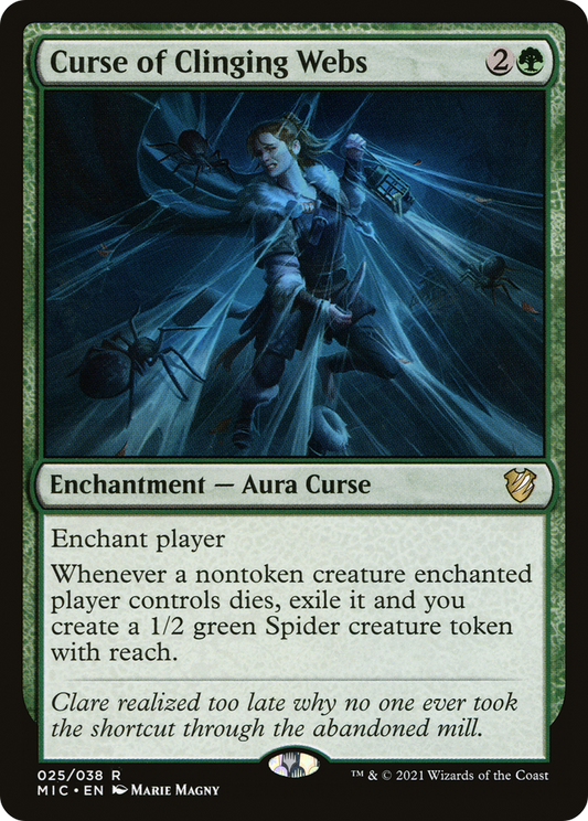 Curse of Clinging Webs (MIC-025)