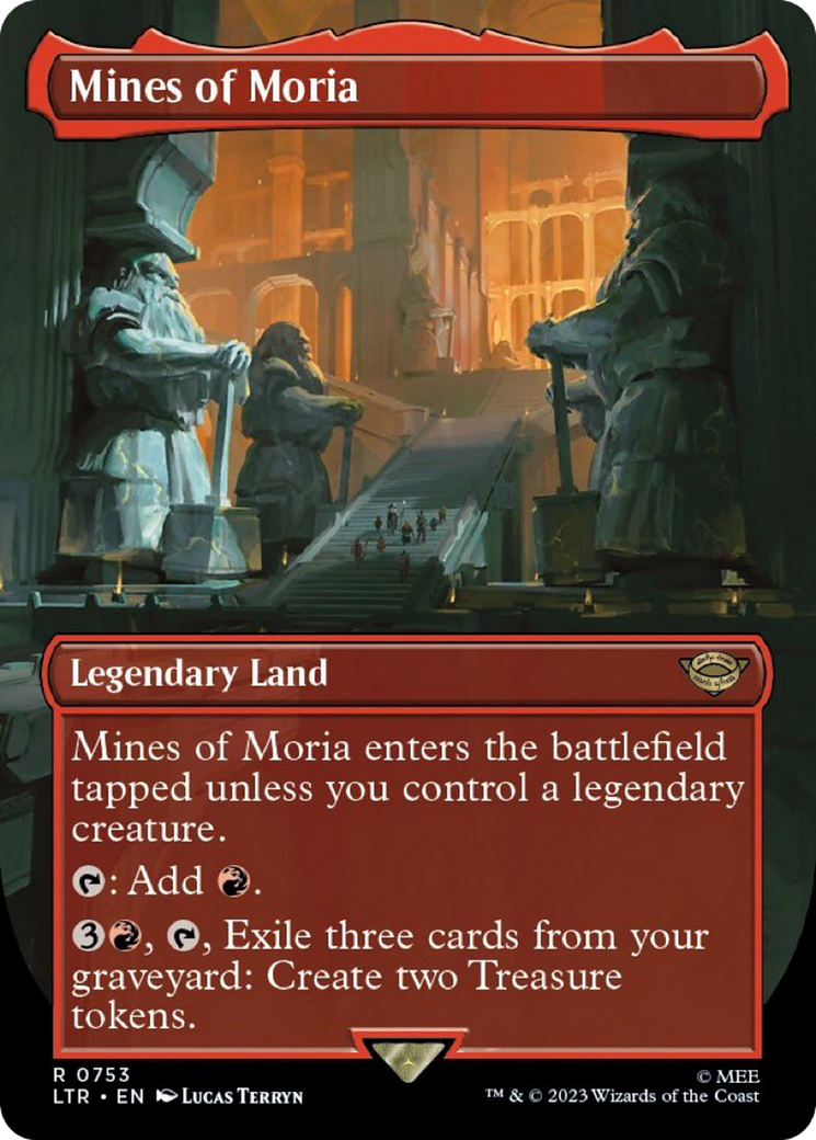 Mines of Moria (LTR-753) (Borderless) (Surge Foil)