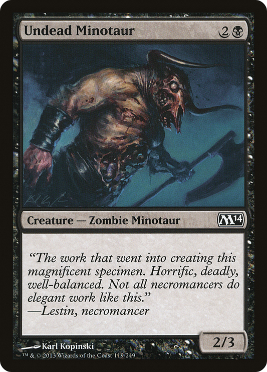 Undead Minotaur (M14-119) (Foil)