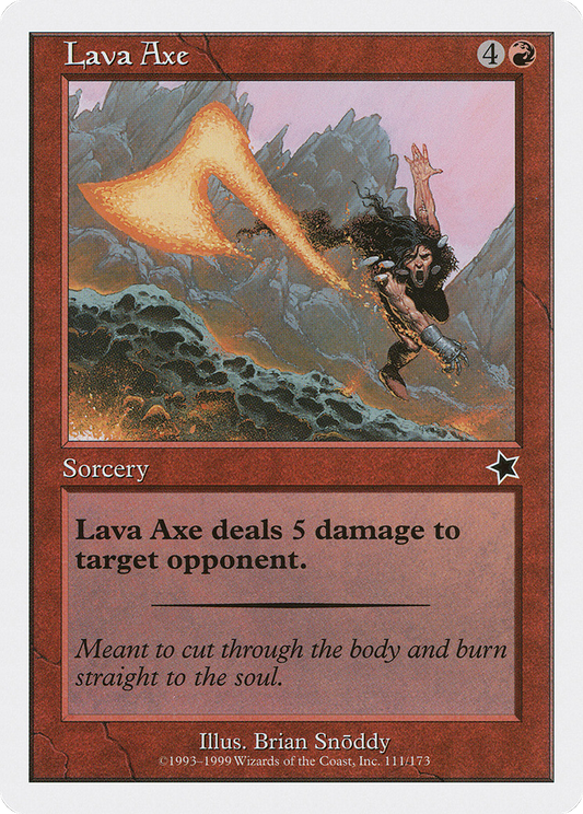 Lava Axe (S99-111)