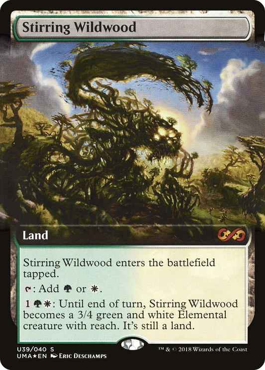 Stirring Wildwood (UMA:BT-U39) (Extended Art) (Foil)