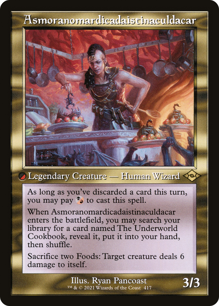 Asmoranomardicadaistinaculdacar (MH2-417) (Etched Foil)