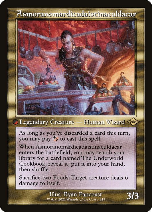 Asmoranomardicadaistinaculdacar (MH2-417) (Etched Foil)