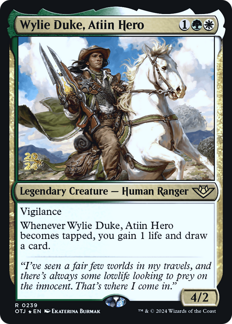 Wylie Duke, Atiin Hero (PRE-239S) (Foil)