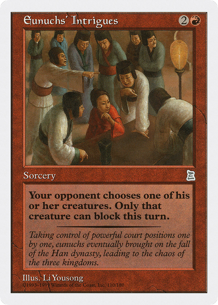 Eunuchs' Intrigues (PTK-110)