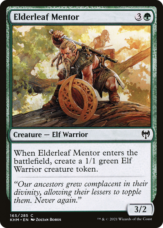 Elderleaf Mentor (KHM-165) (Foil)