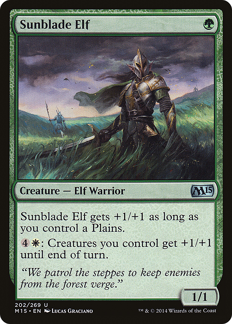 Sunblade Elf (M15-202) (Foil)