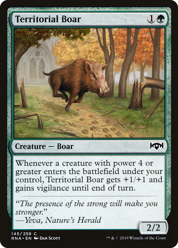 Territorial Boar (RNA-145) (Foil)