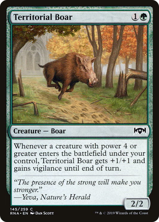 Territorial Boar (RNA-145) (Foil)
