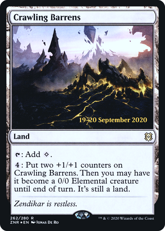 Crawling Barrens (PRE-262S) (Foil)
