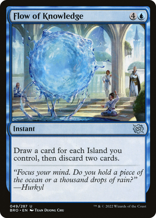 Flow of Knowledge (BRO-049) (Foil)