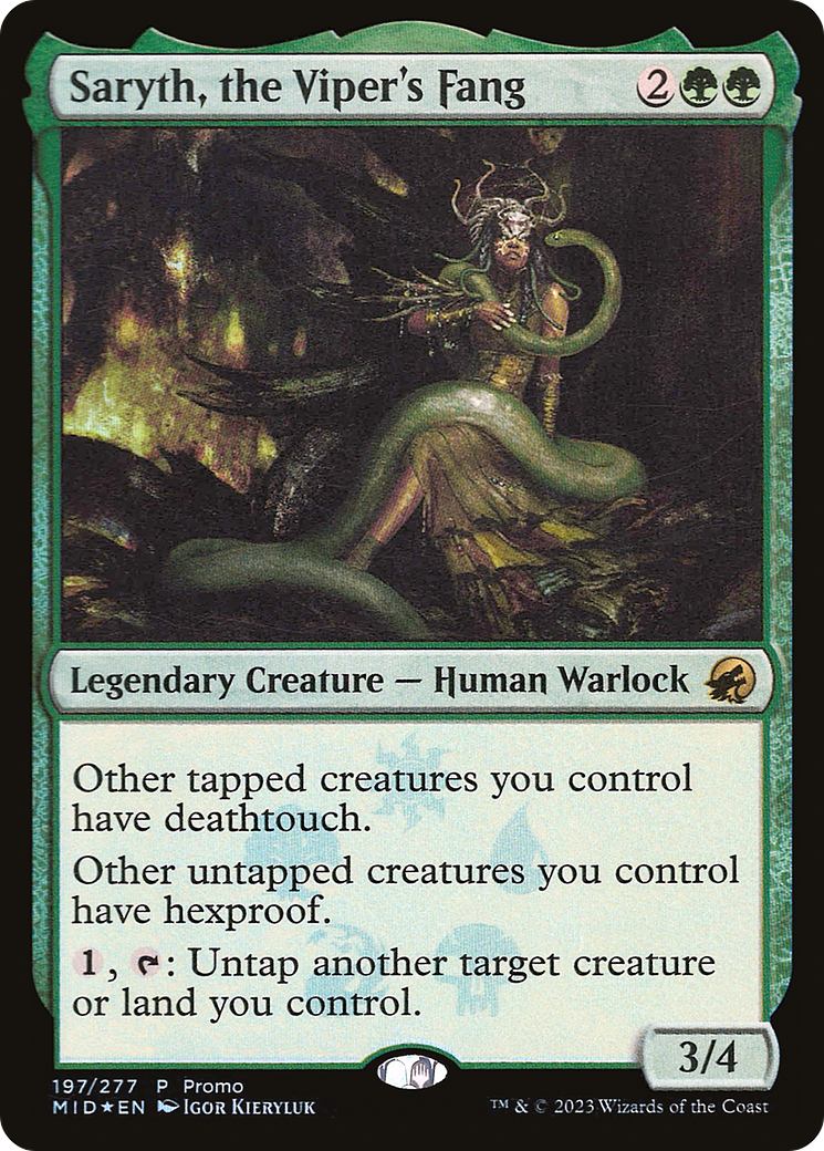 Saryth, the Viper's Fang (MEDIA-197★) (Foil)