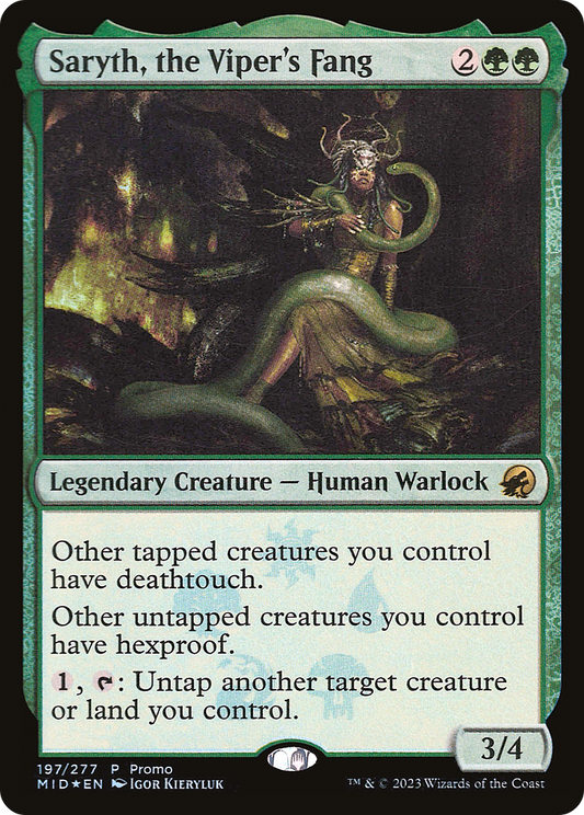 Saryth, the Viper's Fang (MEDIA-197★) (Foil)