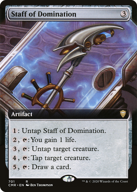 Staff of Domination (CMR-701) (Extended Art) (Foil)