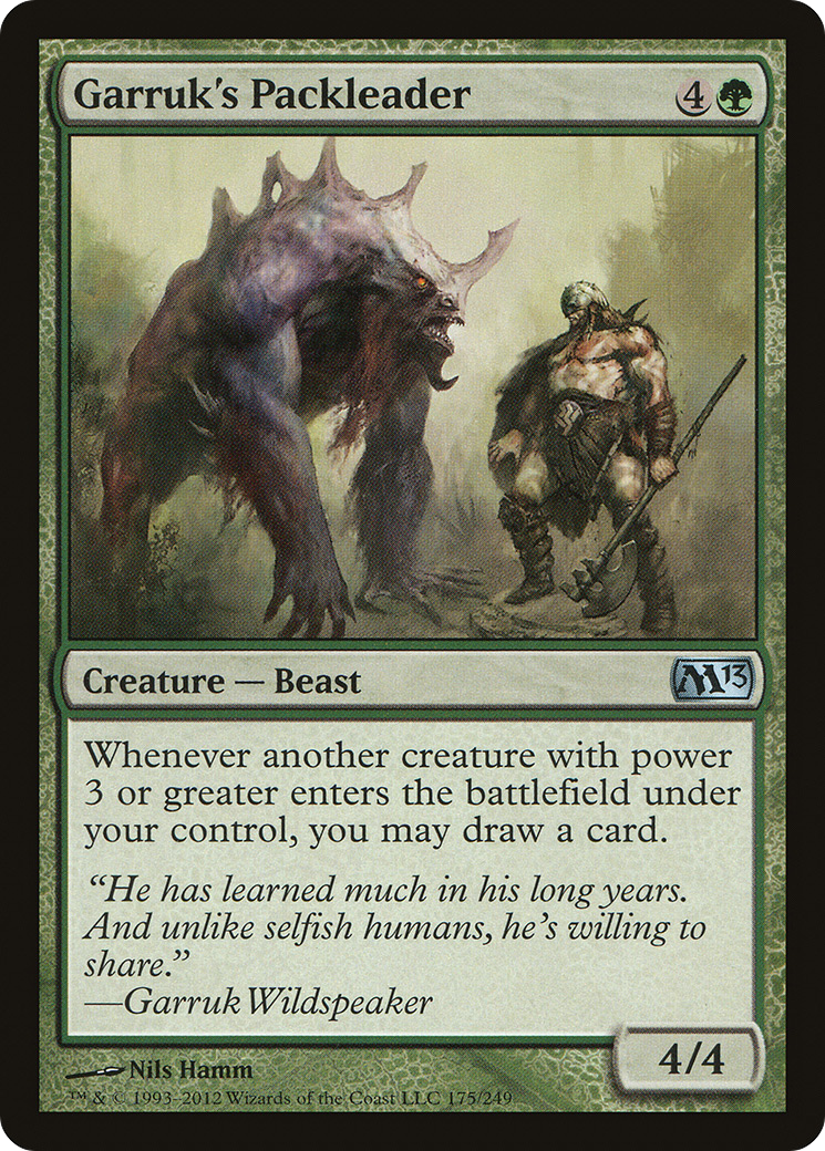 Garruk's Packleader (M13-175) (Foil)