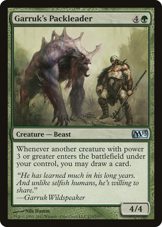Garruk's Packleader (M13-175) (Foil)