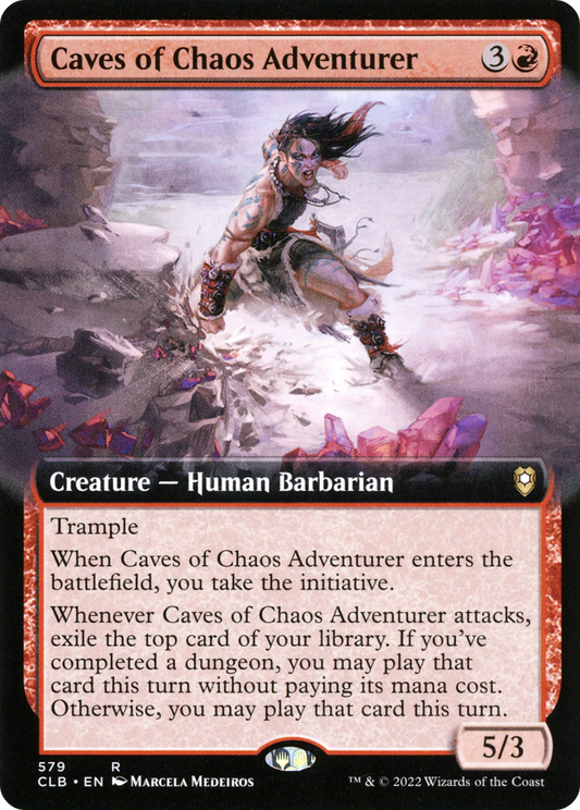 Caves of Chaos Adventurer (CLB-579) (Extended Art) (Foil)