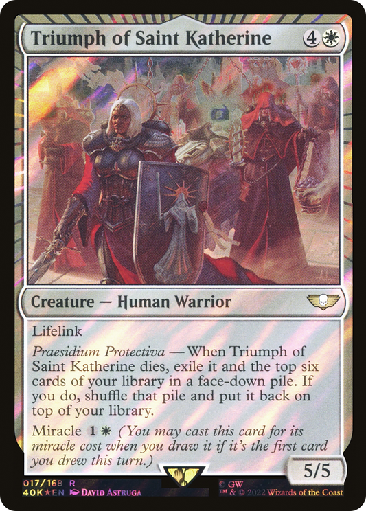 Triumph of Saint Katherine (40K-17★) (Surge Foil)