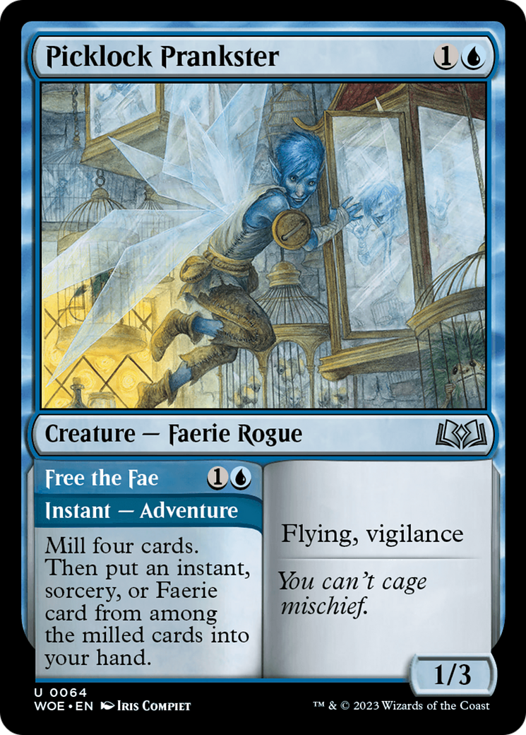 Picklock Prankster // Free the Fae (WOE-064) (Foil)